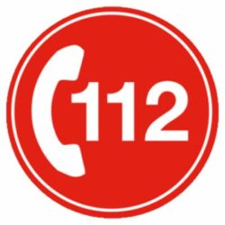 112-es általános segélyhívó logója